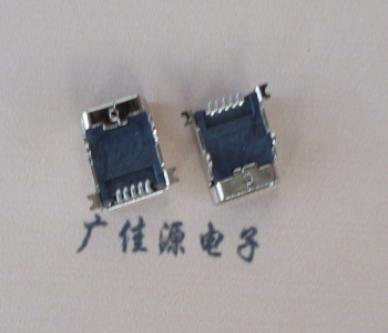 黑龙江 MINI USB 5PF 90°SMT前插后贴电源接口