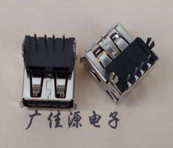 黑龙江USB插座 90度AF单层正向垫高9.3 DIP鱼叉脚