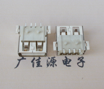 黑龙江USB AF方形脚 贴片母座 1.0/1.2柱子直边接口