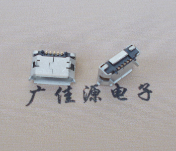 黑龙江Micro USB 5pin接口 固定脚距6.4插板有柱卷边