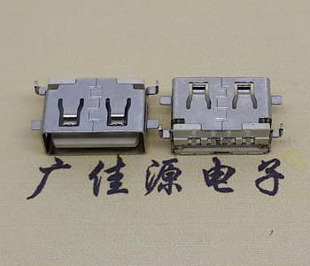 黑龙江USB母座 前贴后插 沉版1.1/1.9总长8.5mm大电流