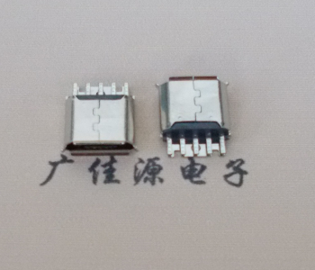 黑龙江Micro USB母座 防水接口焊线夹板式悬空翻边