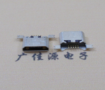 黑龙江MK USB B Type 沉板0.9母座后两脚SMT口不卷边