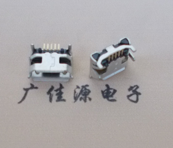 黑龙江Micro USB母座牛角间距7.2x6.6mm加长端子定位柱