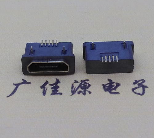 黑龙江MICRO USB5p防水接口 90度卧式 两脚插板牢固