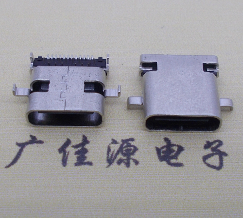 黑龙江卧式type-c24p母座沉板1.1mm前插后贴连接器