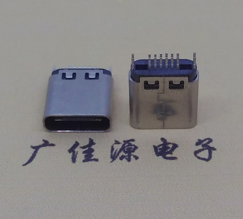 黑龙江type-c16p母座,夹板式type-c16p接口连接器