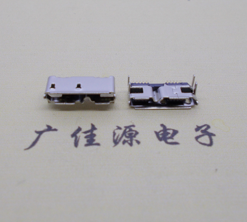 黑龙江micro usb 3.0 10pin母座双接口带卷边四脚插板
